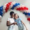Red White and Blue Latex Balloons 100 Pack for 4th of July Decorations Independence Day Patriotic Anniversary Graduation Birthday Wedding Nautical Party Supplies